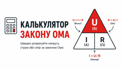 Калькулятор закону Ома