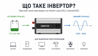 Що таке інвертор: принцип роботи і навіщо він потрібен вдома
