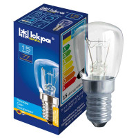 Лампа накаливания Искра РП 15W 230V E14 для холодильников (инд.упаковка)