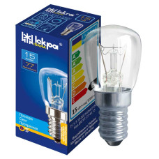 Лампа накаливания Искра РП 15W 230V E14 для холодильников (инд.упаковка)