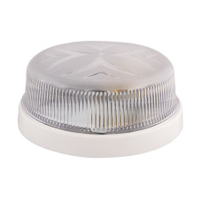 Светильник ERKA 1102 настенно-потолочный круглый белый/прозрачный E27 IP 20