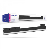 Магнитный трековый светильник Feron MGN302 12W черный 41938