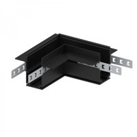 Угловой соединитель для низковольтного встроенного шинопровода Feron LD2004 черный 41980