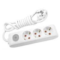 Удлинитель VIKO 3 гнезда 2м с заземлением и кнопкой Multi-Let 90118302