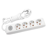 Удлинитель VIKO 4 гнезда 2м с заземлением и кнопкой Multi-Let