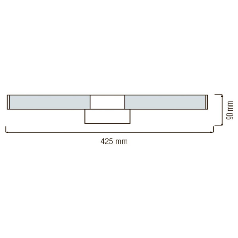 Подсветка для картин и зеркал HOROZ SUMRU-12 12W 4200K хром 040-011-0012-010