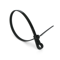 Кабельная стяжка с кольцом Horoz 4,2х220 черная (100шт) 98-002-006