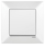 Выключатель одноклавишный VIKO Meridian белый 90970001-WH