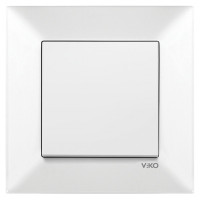 Выключатель одноклавишный VIKO Meridian белый 90970001-WH