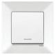 Выключатель одноклавишный с подсветкой VIKO Meridian белый 90970019-WH
