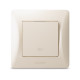 Выключатель одноклавишный промежуточный VIDEX Binera крем VF-BNSW1I-CR