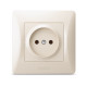 Розетка одинарна б/з VIDEX Binera крем (VF-BNSK1-CR)