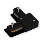 Коннектор для соединения шинопроводов FERON LD1101 угловой черный 40007