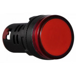 Светосигнальная арматура АСКО-УКРЕМ AD22-22D/S красная 24V AC/DC A0140030047