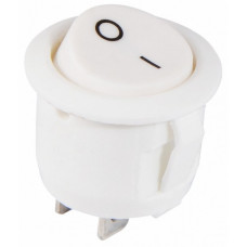 Переключатель АСКО-УКРЕМ KCD1-5-101 1-клавишный круглый белый A0140040068