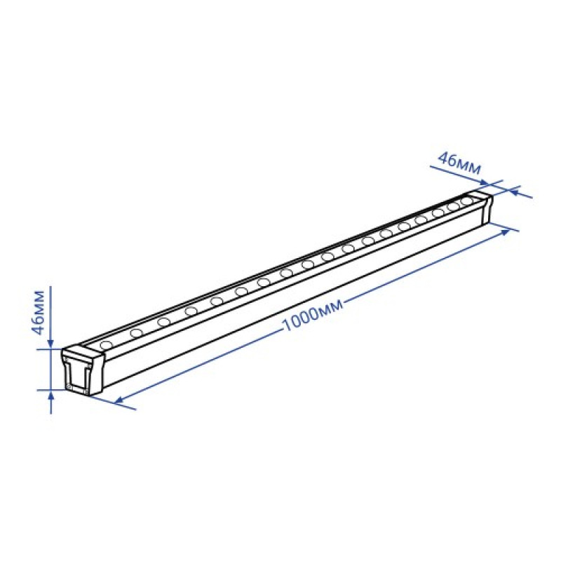 Архитектурный прожектор FERON LL-889 18W 1770Lm 2700K 32155