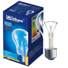 Лампа накаливания прозрачная Искра А65 200Вт Е27