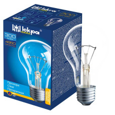 Лампа накаливания прозрачная Искра А65 300Вт Е27