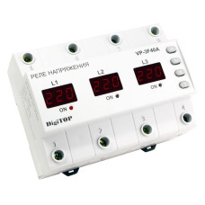 Реле напряжения DigiTOP на DIN-рейку VP-3F40A 3Ф