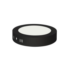 Накладной LED светильник HOROZ CAROLINE-12 12W 6400К круг черный 016-025-0012-050