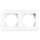 Рамка двойная VIKO Rollina белая 90480052