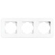 Рамка тройная VIKO Rollina белая 90480053