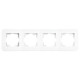 Рамка четвірна VIKO Rollina біла 90480054