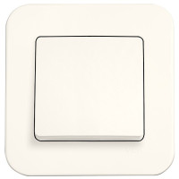 Выключатель одноклавишный VIKO Rollina крем 90421001