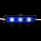 Светодиодный модуль BRT XG192 5630-3led 1,5W BLUE 12v IP65 синий с линзой полусфера