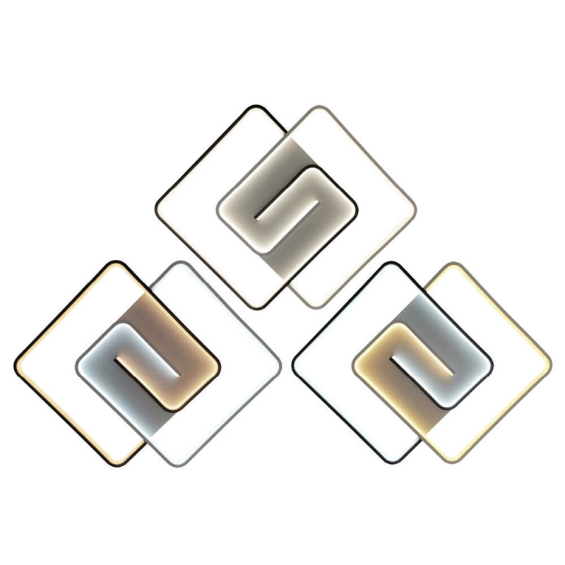 Светодиодный Smart светильник DOMINO VIOLUX 90W 3000-6000K 4800LM квадрат 220565