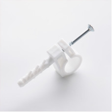 Обойма для труб и кабеля с ударным шурупом D 32-34 (25шт) APRO