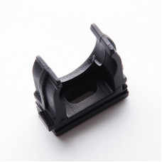 Кріплення для гофрованої труби скоба чорна D16 APRO (100шт)