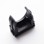 Кріплення для гофрованої труби скоба чорна D20 APRO (50шт)