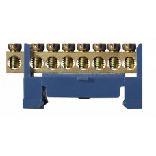 Нулевая шина на Din-рейку BC-508 6х9 8 отверстий АСКО-УКРЕМ A0150120033