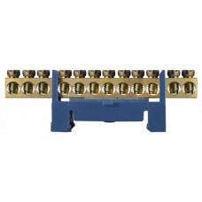 Нулевая шина на Din-рейку BC-512 6х9 12 отверстий АСКО-УКРЕМ A0150120035