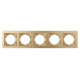 Рамка пятерная NILSON Touran Золото 24150095