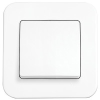 Выключатель одноклавишный VIKO Rollina белый 90420001