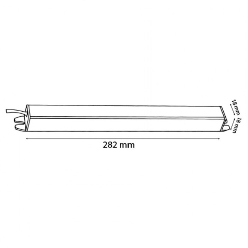 Слим драйвер для светодиодной ленты HOROZ 48W 12V IP20 082-002-0048-010