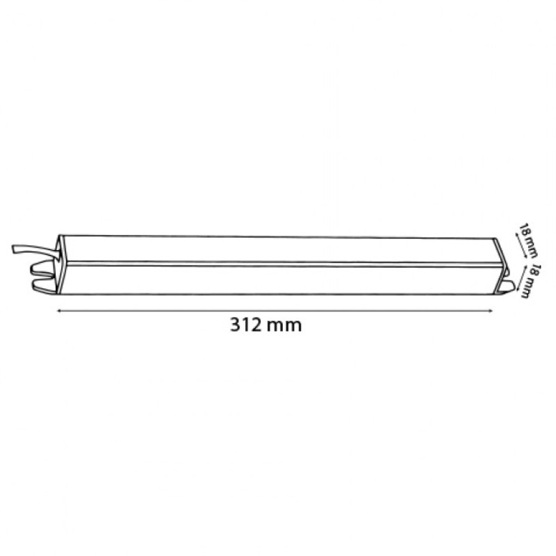 Слим драйвер для светодиодной ленты HOROZ 60W 12V IP20 082-002-0060-010