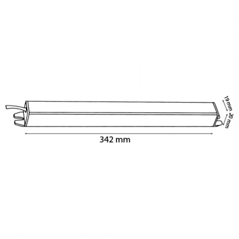 Слим драйвер для светодиодной ленты HOROZ 72W 12V IP20 082-002-0072-010