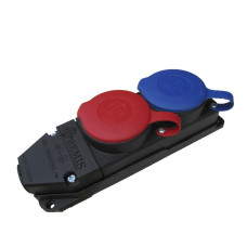 Розетка двойная BEMIS (1*3х фаз+1*1 фаз) каучук