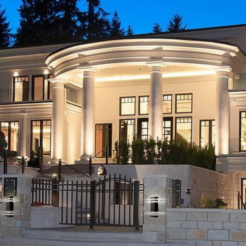 Архитектурный светильник FERON DH0807 2хE27 черный 41154