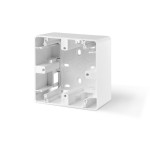 Коробка накладного монтажа одинарная белая VIDEX BINERA (VF-BNMB1-W)