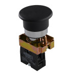 Кнопка "Старт" АСКО-УКРЕМ XB2-BC21 черная "грибок" A0140010080