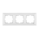 Рамка тройная горизонтальная VIKO Meridian белая 90979003-WH