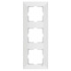 Рамка тройная вертикальная VIKO Meridian белая 90979023-WH