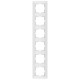 Рамка шестерная вертикальная VIKO Meridian белая 90979026-WH
