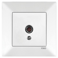 Розетка ТВ конечная VIKO Meridian белая 90970010-WH