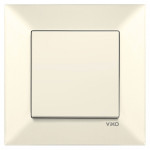 Выключатель одноклавишный VIKO Meridian крем 90970201-WH