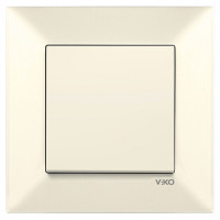 Выключатель одноклавишный VIKO Meridian крем 90970201-WH